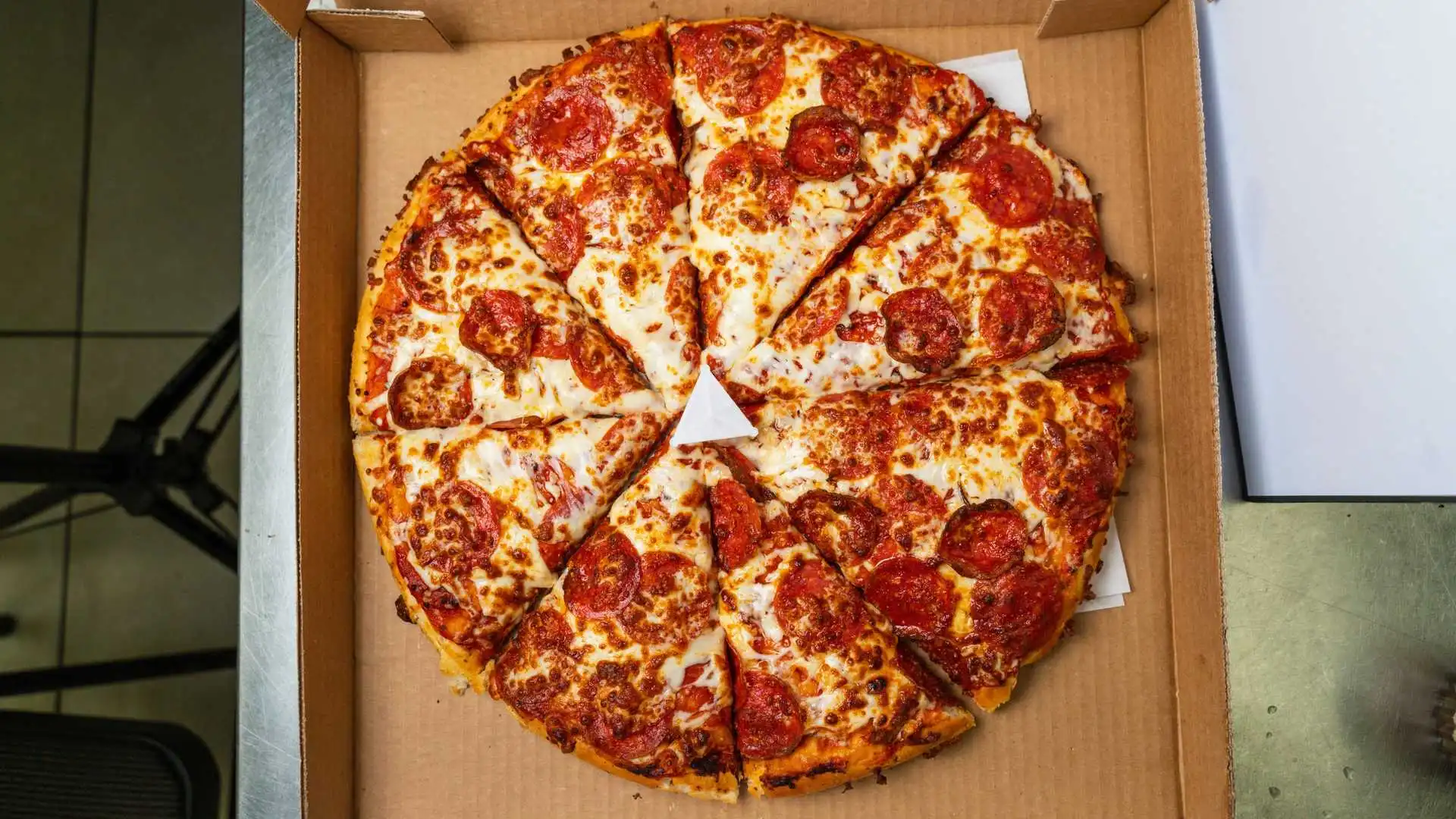 Pepperoni Pizza - Classic pepperoni pizza with organic ingredients at Boss Pizza Edmonton